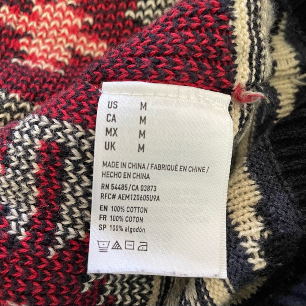 American Eagle Medium Hoodie Aztec Southwest Boho - Picture 8 of 9